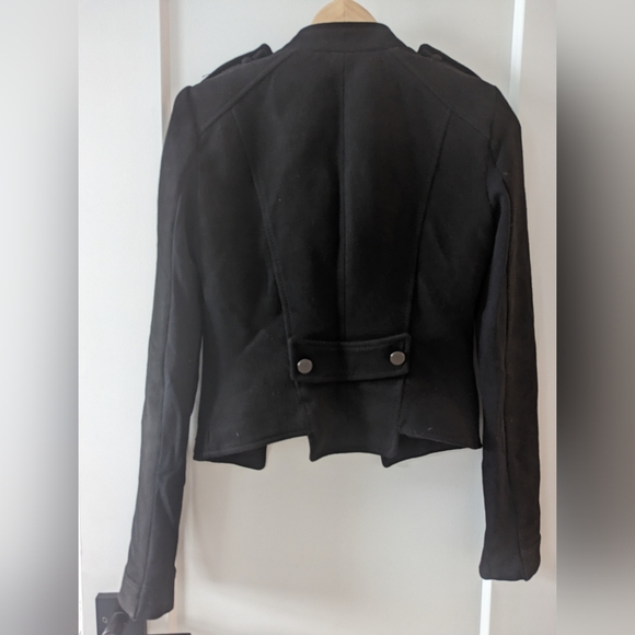 BCBG Maxazaria Black Utility Jacket - Picture 3 of 4